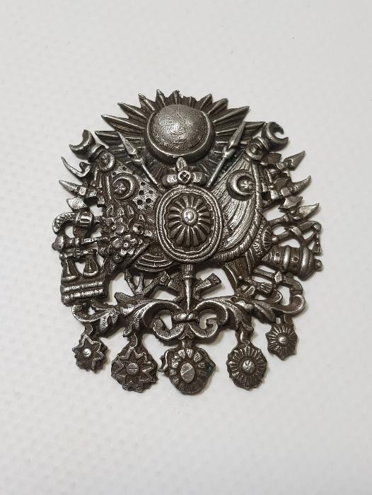 OSMANLI DÖNEMİ ÇOK NADİR GÜMÜŞ OSMANLI DEVLET ARMASI