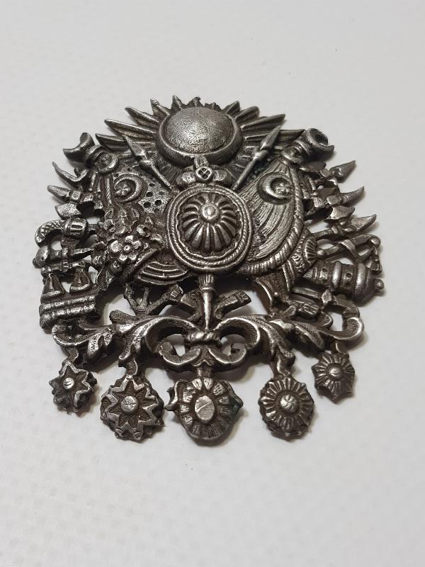 OSMANLI DÖNEMİ ÇOK NADİR GÜMÜŞ OSMANLI DEVLET ARMASI