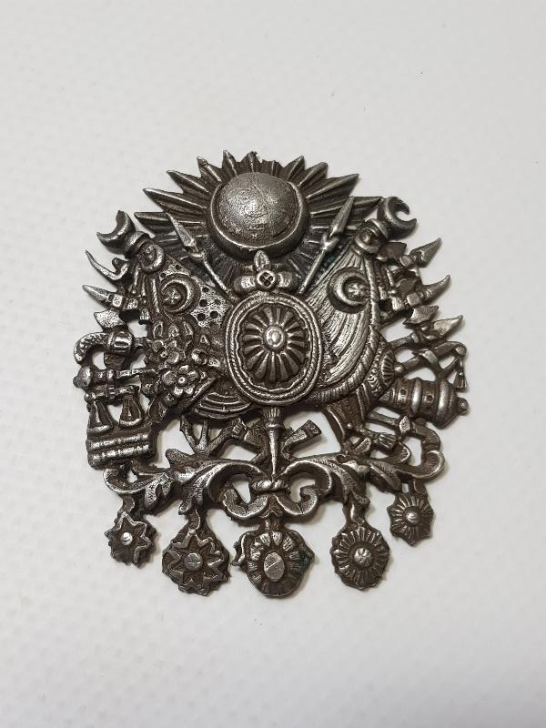 OSMANLI DÖNEMİ ÇOK NADİR GÜMÜŞ OSMANLI DEVLET ARMASI