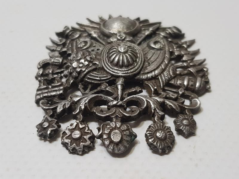 OSMANLI DÖNEMİ ÇOK NADİR GÜMÜŞ OSMANLI DEVLET ARMASI