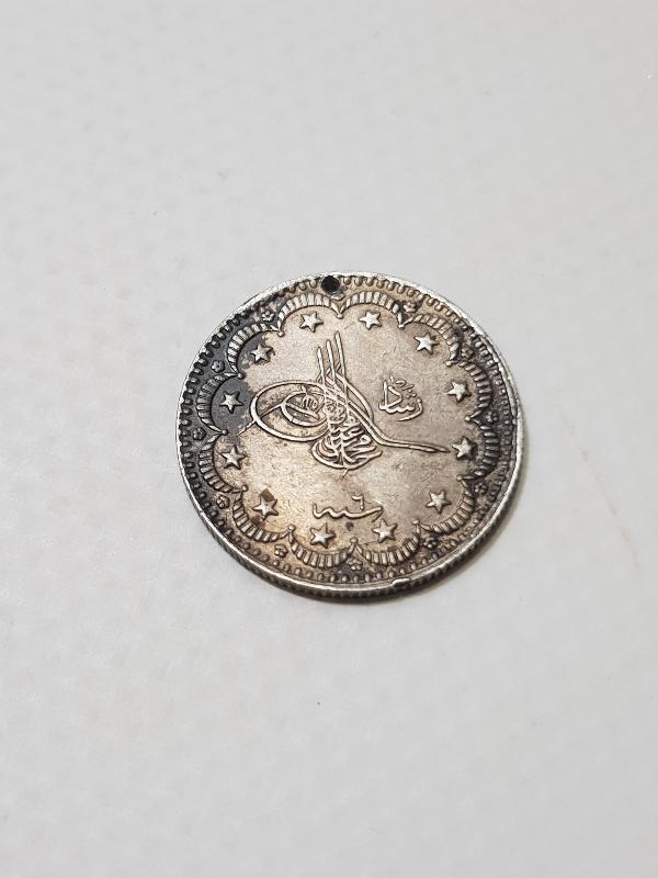 SULTAN MEHMET REŞAD DÖNEMİ GÜMÜŞ 5 KURUŞ MECİDİYE