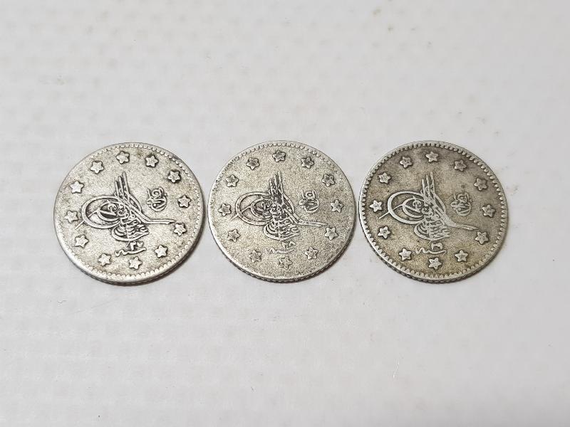 SULTAN ABDÜLHAMİD HAN DÖNEMİ GÜMÜŞ 1 KURUŞ LOTU