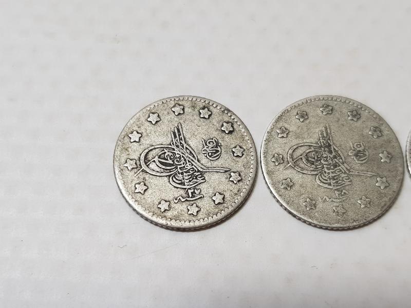 SULTAN ABDÜLHAMİD HAN DÖNEMİ GÜMÜŞ 1 KURUŞ LOTU