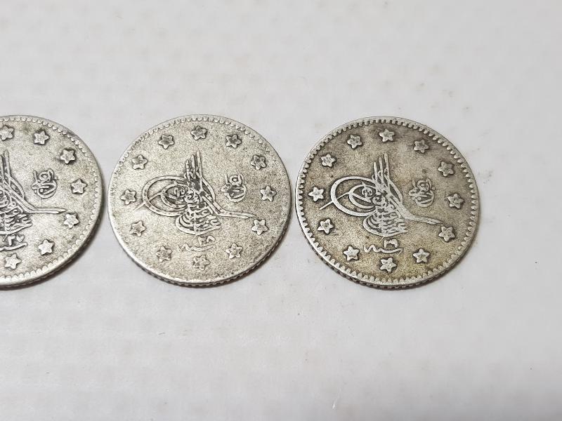 SULTAN ABDÜLHAMİD HAN DÖNEMİ GÜMÜŞ 1 KURUŞ LOTU