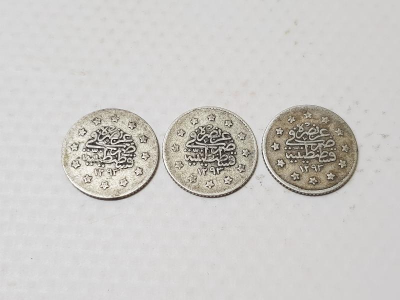 SULTAN ABDÜLHAMİD HAN DÖNEMİ GÜMÜŞ 1 KURUŞ LOTU