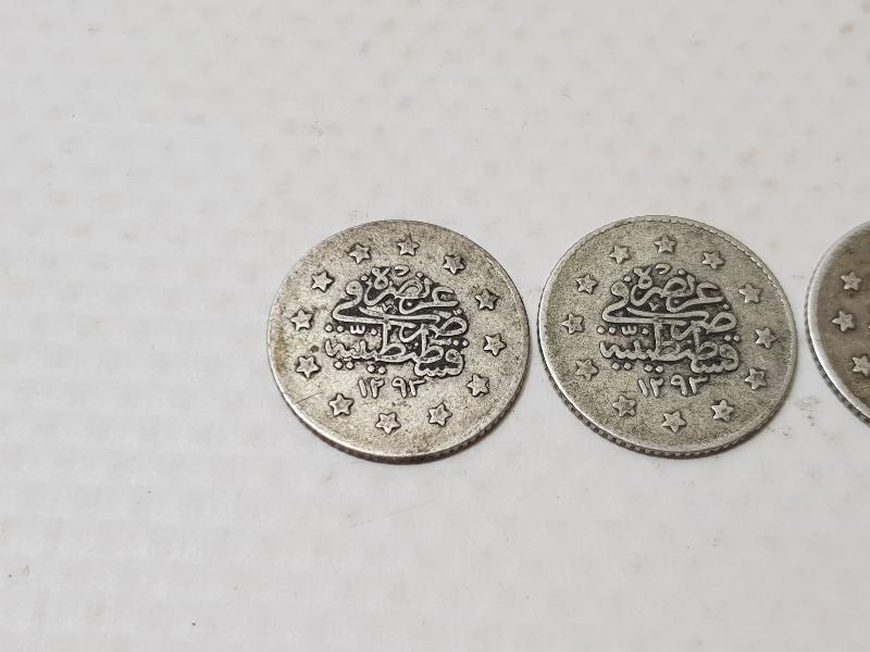 SULTAN ABDÜLHAMİD HAN DÖNEMİ GÜMÜŞ 1 KURUŞ LOTU