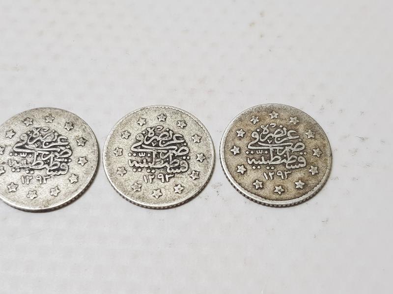 SULTAN ABDÜLHAMİD HAN DÖNEMİ GÜMÜŞ 1 KURUŞ LOTU