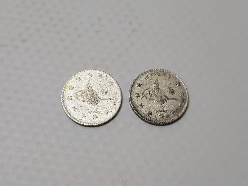 SULTAN MEHMET REŞAD DÖNEMİ GÜMÜŞ 1 KURUŞLAR