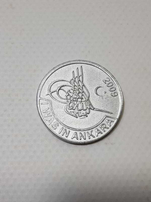 2009 I WAS IN ANKARA - ESTERGON KALESİ NADİR HATIRA MADALYA