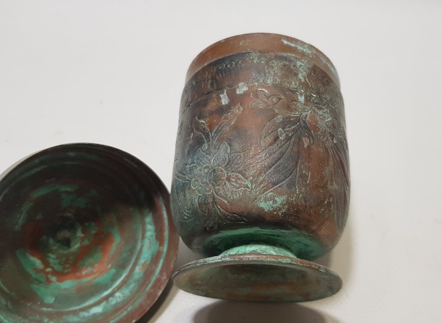 OSMANLI DÖNEMİ ÇOK NADİR TOMBAK KAHVE KUTUSU