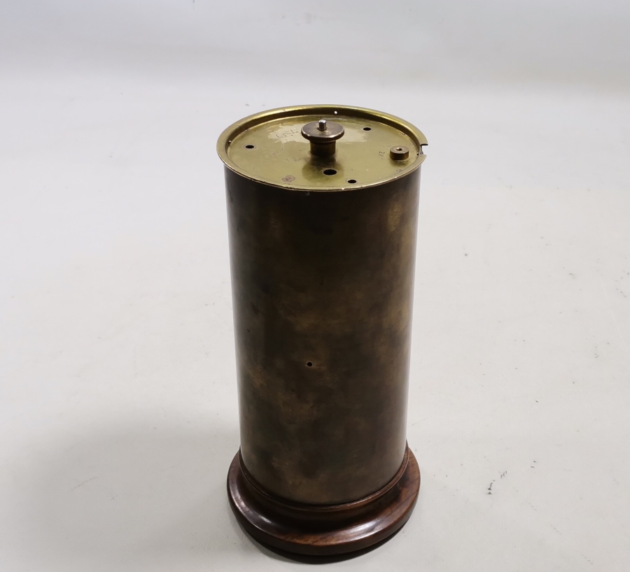 ÜZERİ OSMANLICA YAZILI YEŞİLKÖY TEYYARE MEKTEBİNE AİT HAVA DURUMU KAYIT CİHAZI