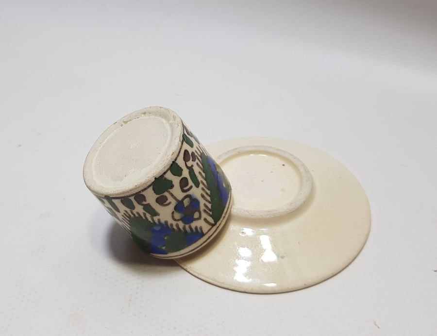 OSMANLI DÖNEMİ KÜTAHYA İŞİ KAHVE FİNCANI