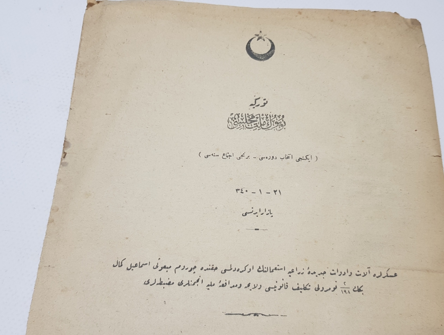 1928 YILI ÖNCESİ NADİR BÜYÜK MİLLET MECLİSİ TUTANAKLARI