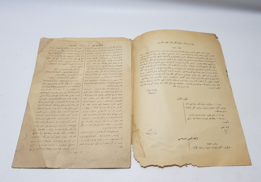 1928 YILI ÖNCESİ NADİR BÜYÜK MİLLET MECLİSİ TUTANAKLARI