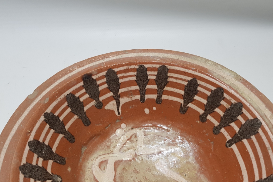 OSMANLI DÖNEMİ SIRLI KINIK KASE