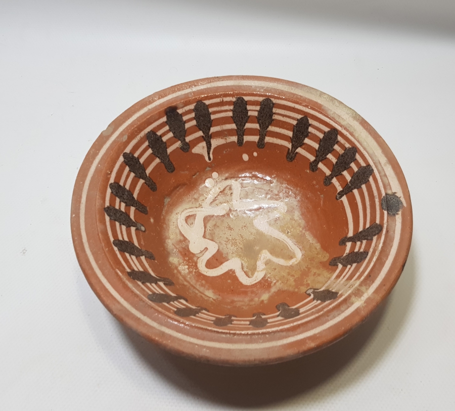 OSMANLI DÖNEMİ SIRLI KINIK KASE