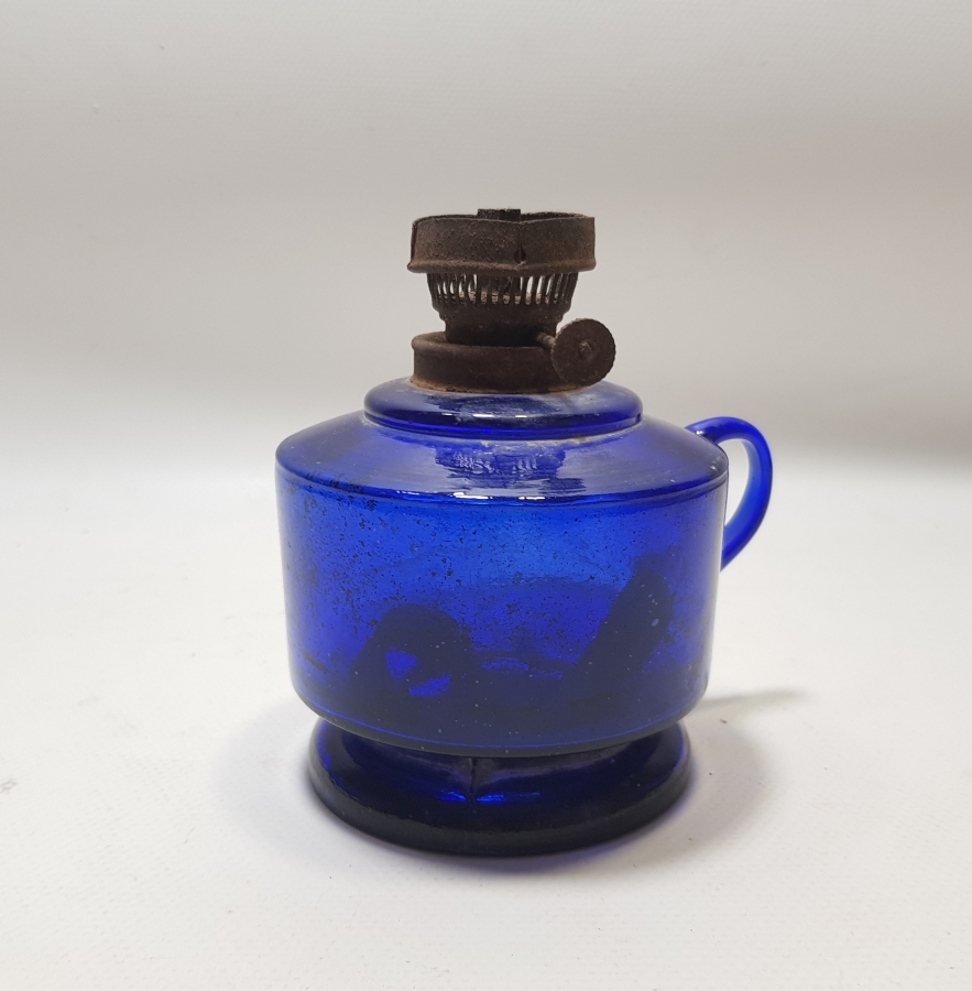 NADİR RENKTE OSMANLI TUTMAÇLI GAZ LAMBASI