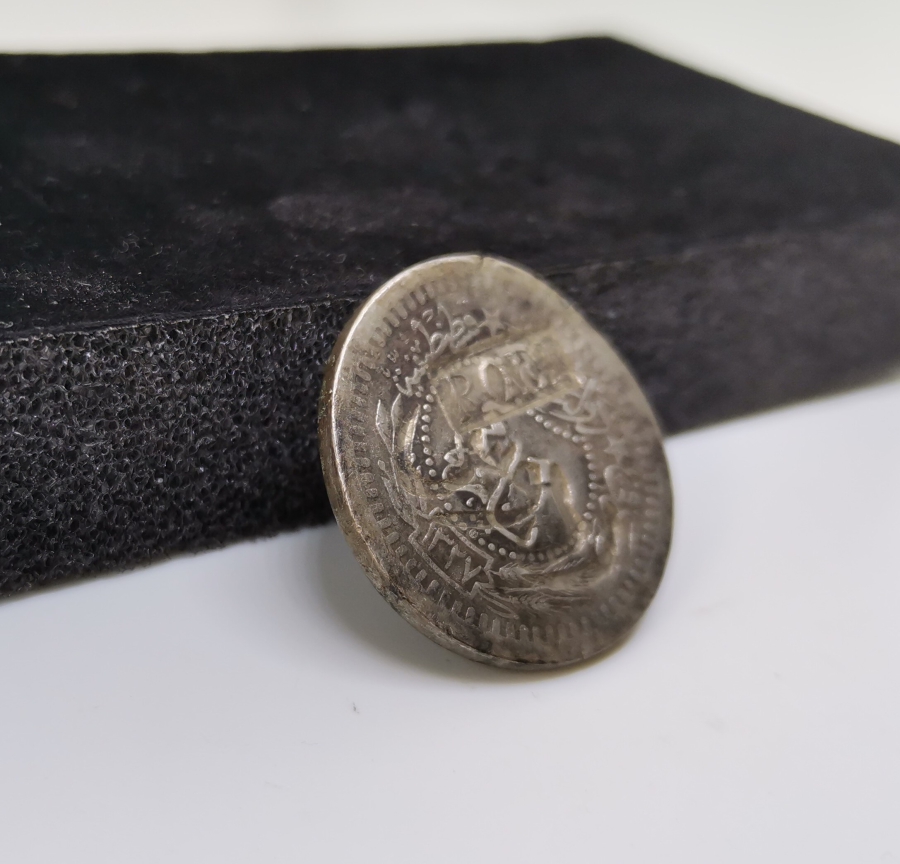 ÜZERİ OSMANLICA VE LATİN HARFLERİYLE RODOS KONTRMARKLI 40 PARA