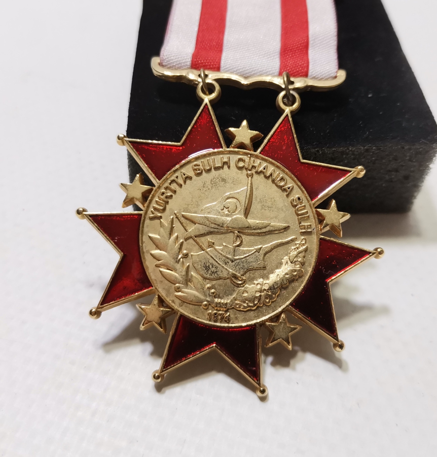 ÇOK NADİR 1974 KIBRIS BARIŞ HAREKATI MADALYASI