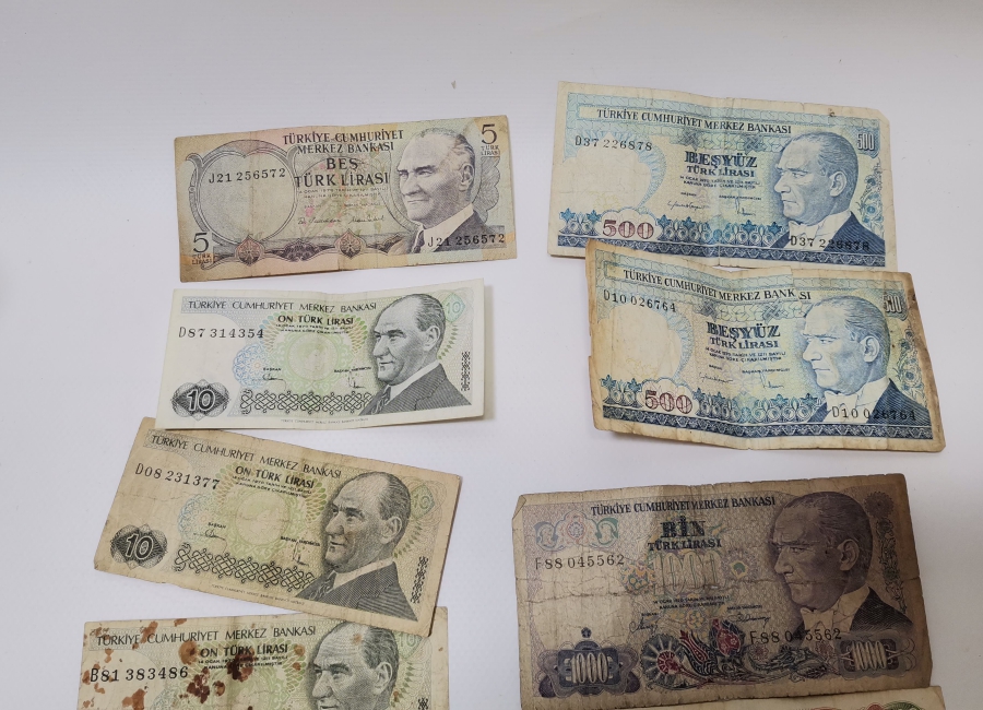 ANTİKA YERLİ KAĞIT PARA LOTU