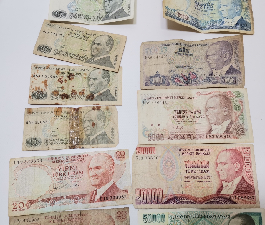 ANTİKA YERLİ KAĞIT PARA LOTU