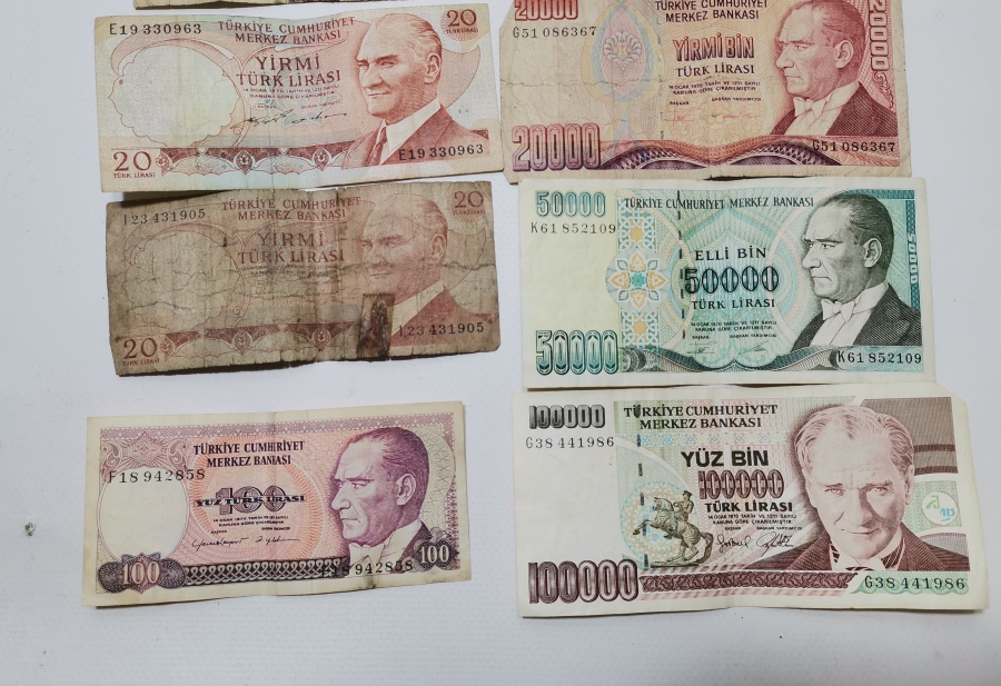 ANTİKA YERLİ KAĞIT PARA LOTU