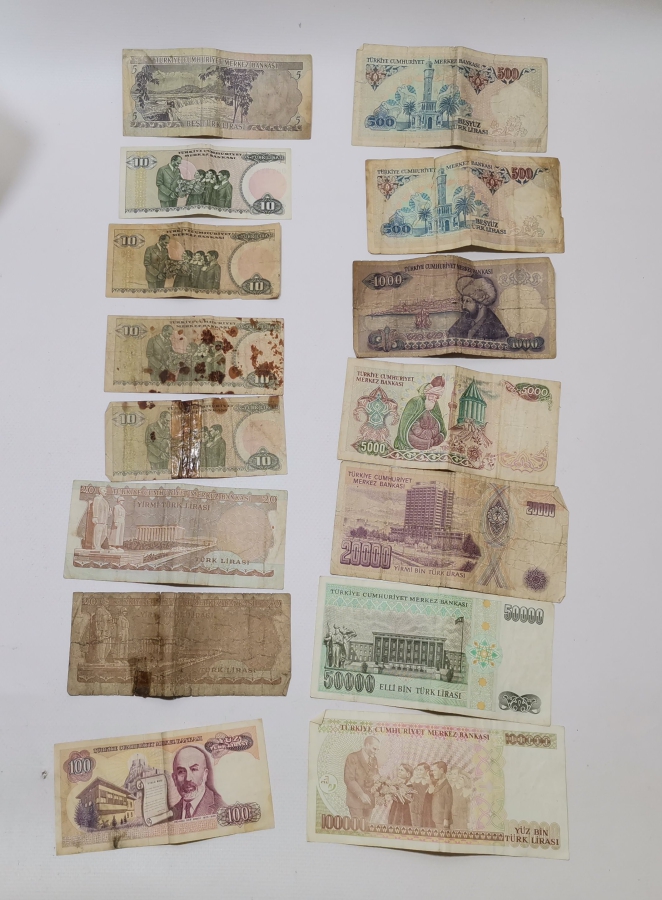 ANTİKA YERLİ KAĞIT PARA LOTU