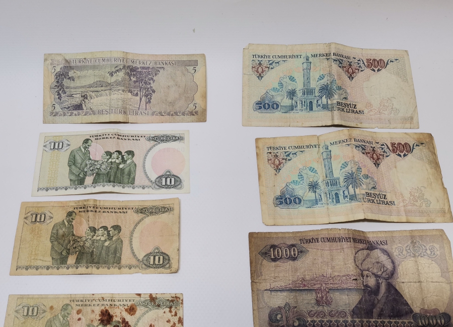 ANTİKA YERLİ KAĞIT PARA LOTU