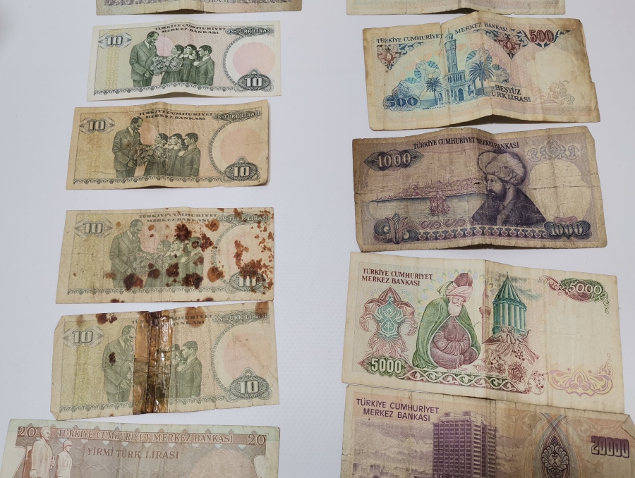 ANTİKA YERLİ KAĞIT PARA LOTU