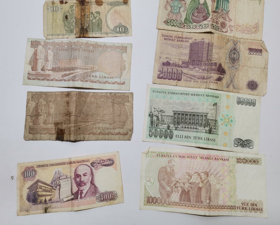 ANTİKA YERLİ KAĞIT PARA LOTU