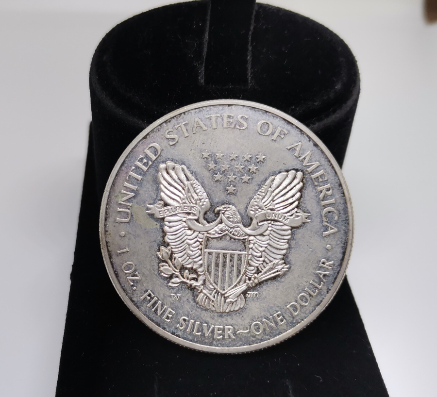 1 ONSLUK GÜMÜŞ AMERİKAN DOLARI