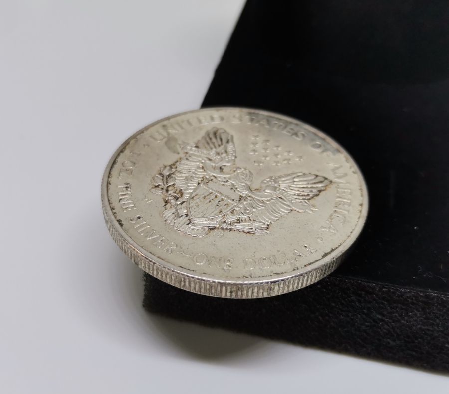 1 ONSLUK GÜMÜŞ AMERİKAN DOLARI