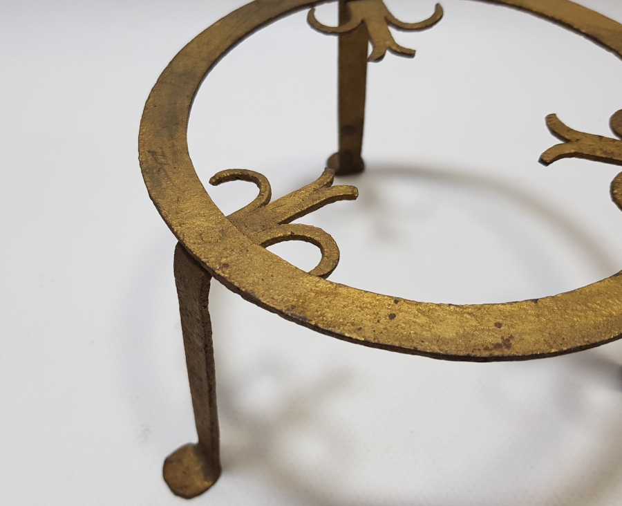 OSMANLI DÖNEMİ LALE FİGÜRLÜ TEKKE İŞİ SAC AYAĞI