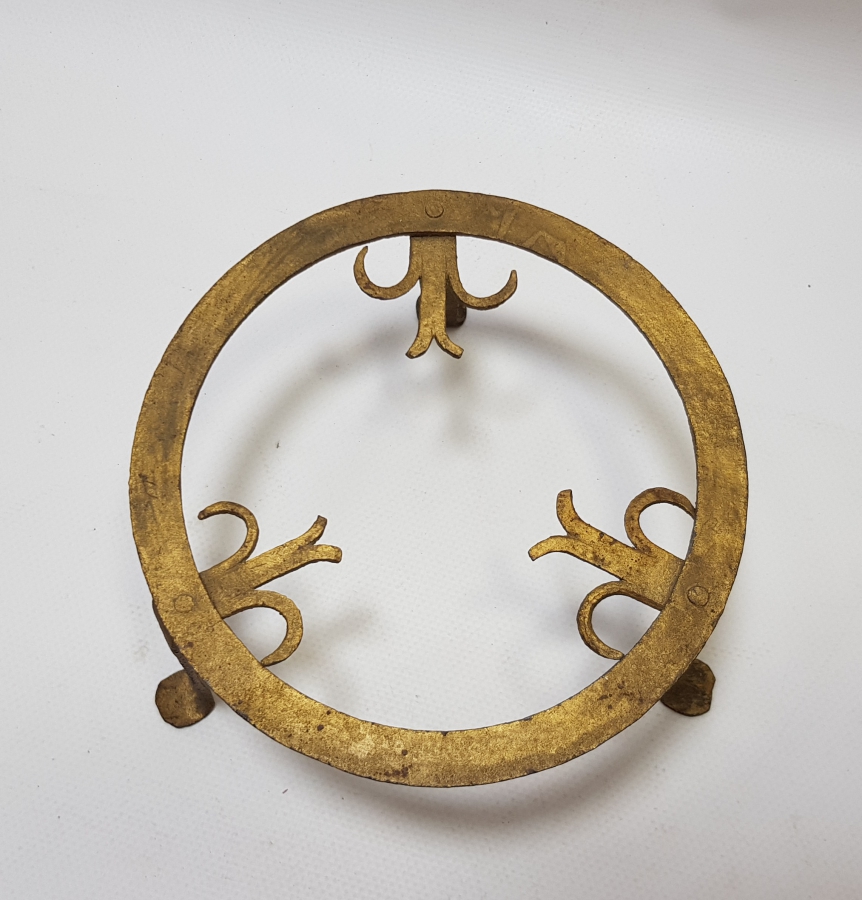 OSMANLI DÖNEMİ LALE FİGÜRLÜ TEKKE İŞİ SAC AYAĞI