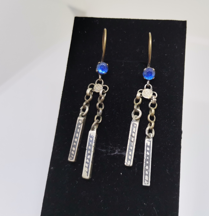 OSMANLI DÖNEMİ SAVAT İŞÇİLİKLİ ERMENİ YAPIMI KÜPE