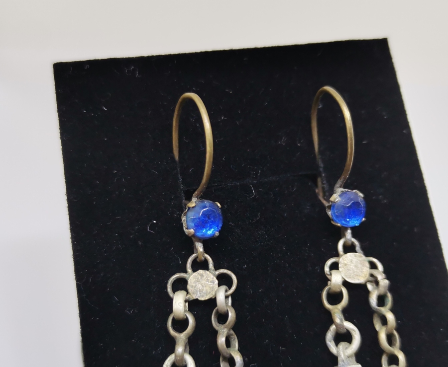 OSMANLI DÖNEMİ SAVAT İŞÇİLİKLİ ERMENİ YAPIMI KÜPE