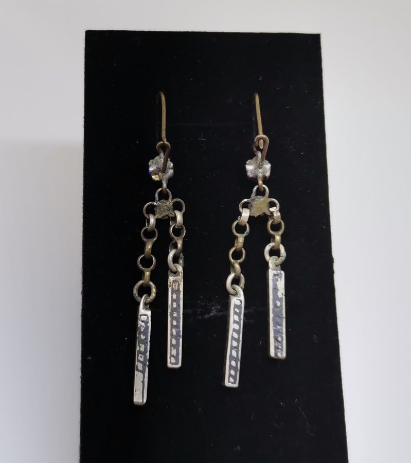 OSMANLI DÖNEMİ SAVAT İŞÇİLİKLİ ERMENİ YAPIMI KÜPE