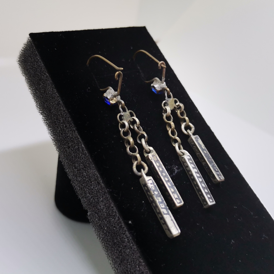 OSMANLI DÖNEMİ SAVAT İŞÇİLİKLİ ERMENİ YAPIMI KÜPE