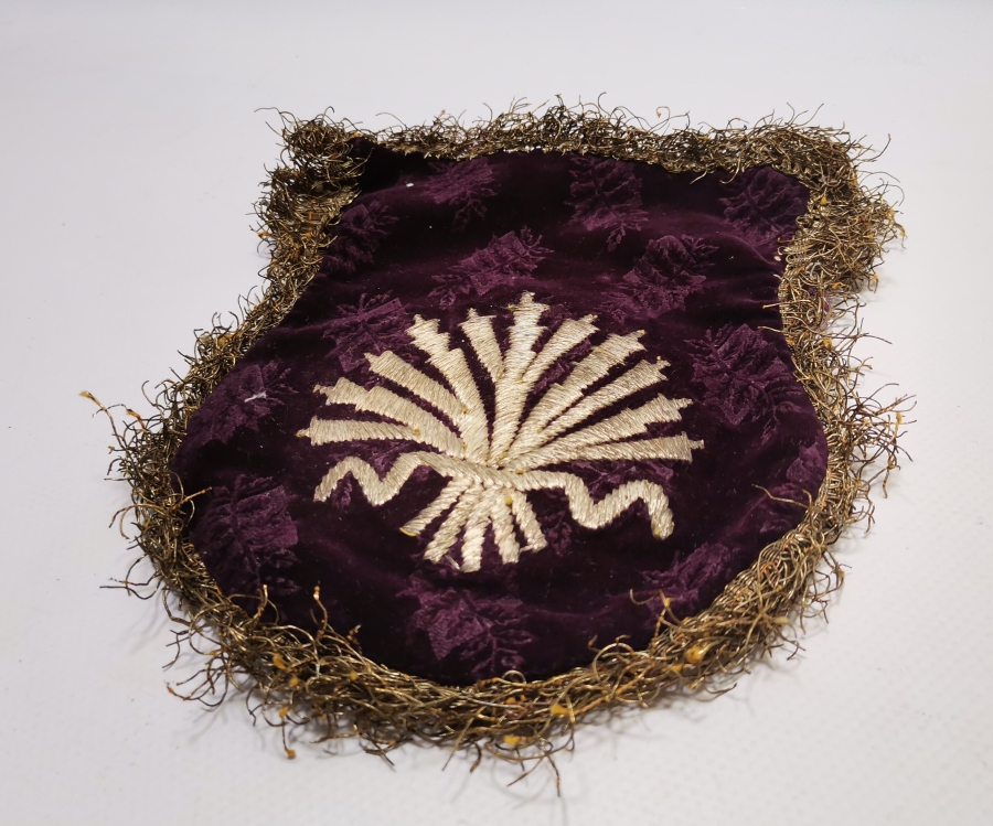 OSMANLI DÖNEMİ EL İŞİ BÜYÜK BOY GÜMÜŞ SIRMA İŞÇİLİKLİ KESE