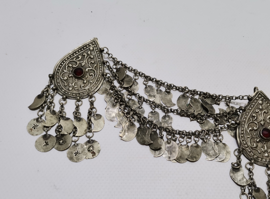 OSMANLI DÖNEMİ BÜYÜK BOY GÜMÜŞ GELİN ALINLIĞI