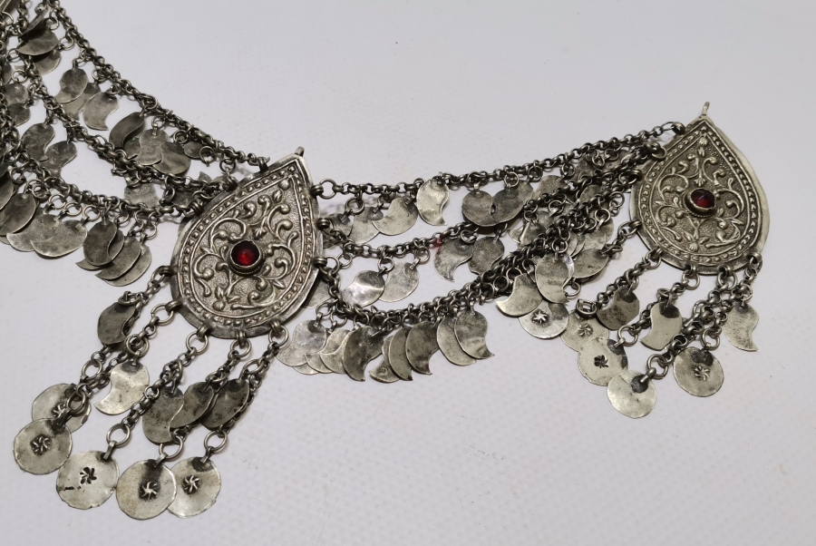 OSMANLI DÖNEMİ BÜYÜK BOY GÜMÜŞ GELİN ALINLIĞI