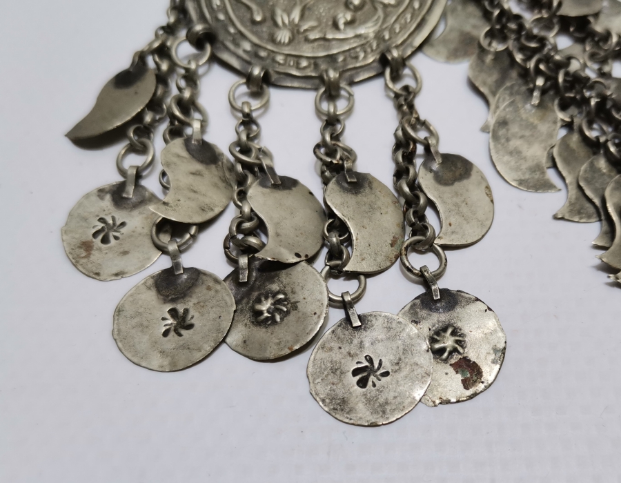 OSMANLI DÖNEMİ BÜYÜK BOY GÜMÜŞ GELİN ALINLIĞI