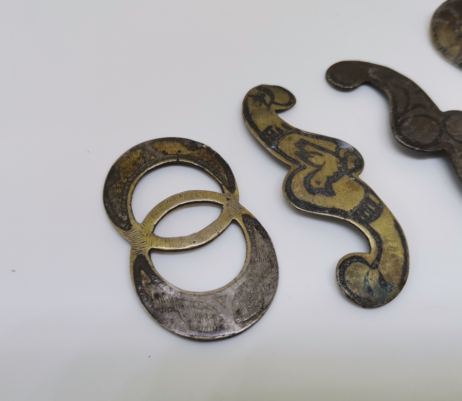 OSMANLI DÖNEMİ SAVAT İŞÇİLİKLİ KEMER PARÇALARI LOTU