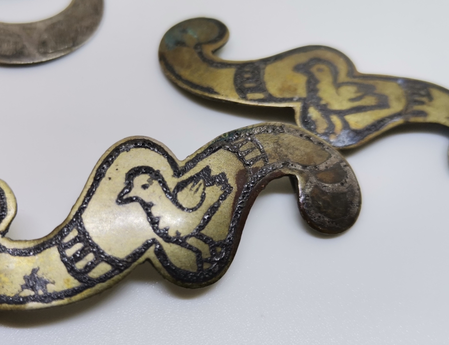 OSMANLI DÖNEMİ SAVAT İŞÇİLİKLİ KEMER PARÇALARI LOTU