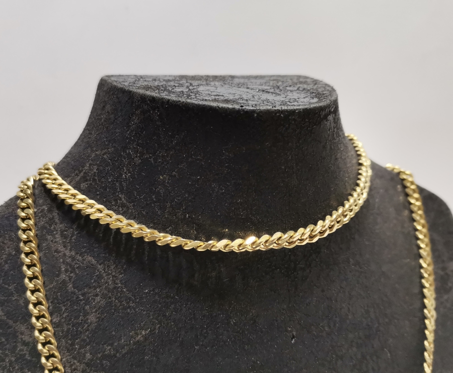 AVRUPA YAPIMI ANTİKA ALTIN KAPLAMA ZİNCİR