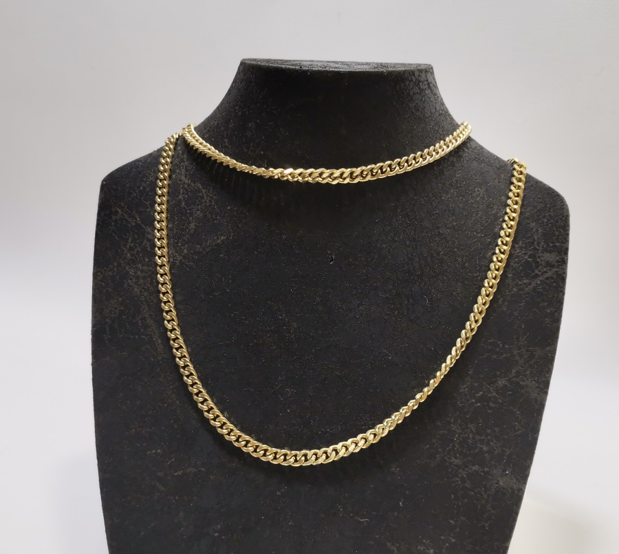 AVRUPA YAPIMI ANTİKA ALTIN KAPLAMA ZİNCİR