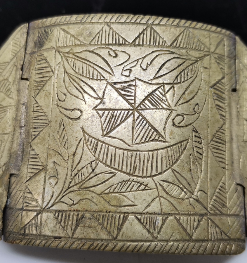 NADİR FORMDA OSMANLI DÖNEMİ KALEM İŞÇİLİKLİ PAZUBENT