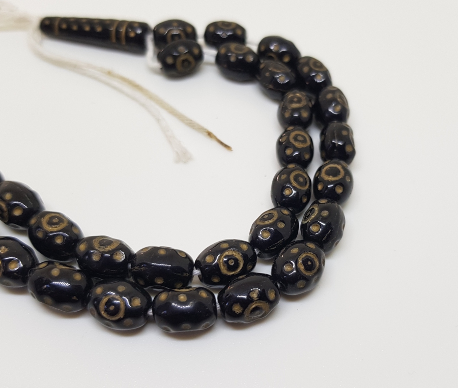 OSMANLI DÖNEMİ ALTIN VARAKLI NADİR BEYKOZ TESPİH