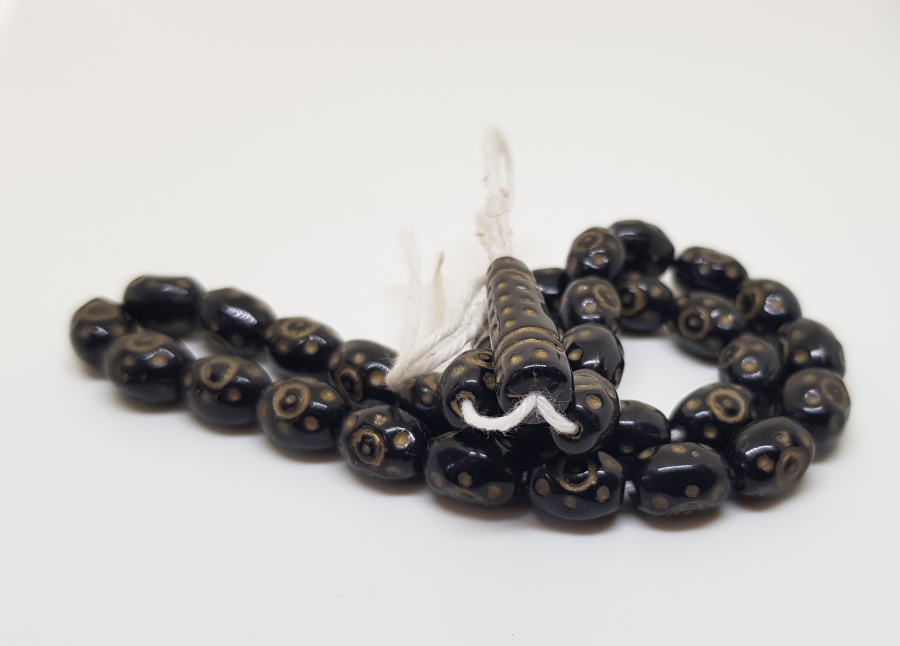 OSMANLI DÖNEMİ ALTIN VARAKLI NADİR BEYKOZ TESPİH