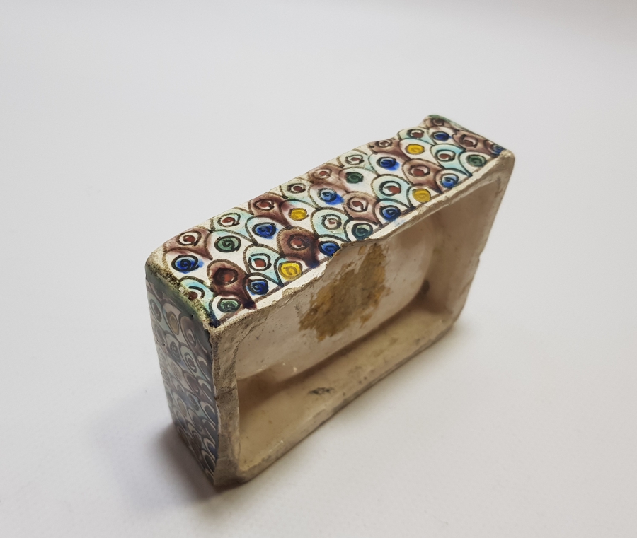 OSMANLI DÖNEMİ KÜTAHYA İŞİ EL BOYAMA NADİR KÜLLÜK